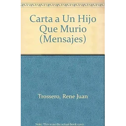 Carta a un hijo que murió