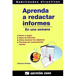 Aprenda a redactar informes en una semana