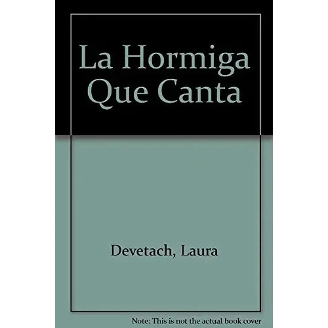La hormiga que canta