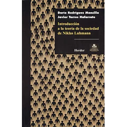 Introducción a la teoria de la sociedad de Nikas Luhmann