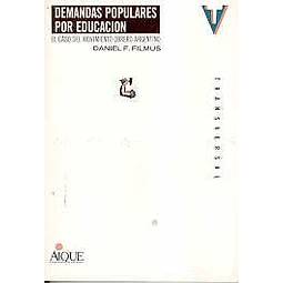 Demandas populares por educacion