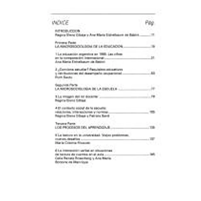 La Educacion en la Argentina : trabajos actuales de investigacion
