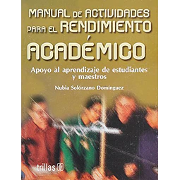 Rendimiento Académico Manual de actividades para el