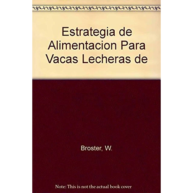 Estrategia de alimentación para vacas