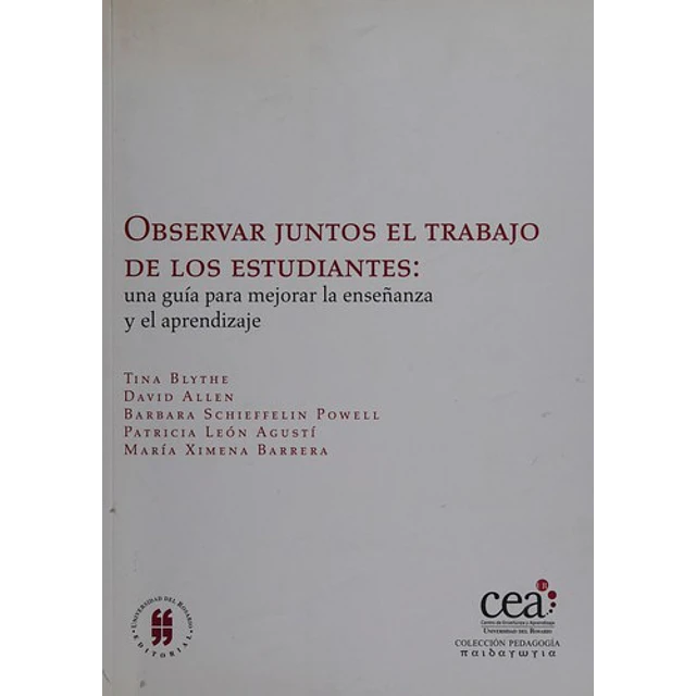 Observar juntos el trabajo de los estudiantes: