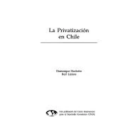 La privatizacion en Chile