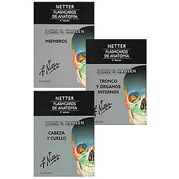 Netter Flashcards de Anatomía Tronco y Órganos Internos Miembros Cabeza y Cuello