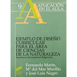 Ejemplo de diseño curricular para el area de ciencias de la naturaleza ESO
