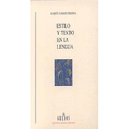 Estilo y texto en la lengua.