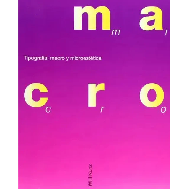 Tipografia: macro y micro estética