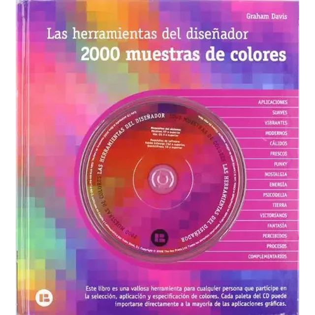 Las herramientas del diseñador 2000 muestras de colores CD