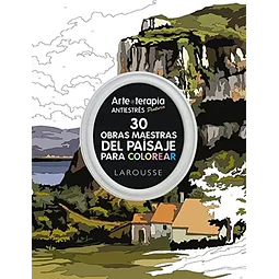 Arte Terapia Antiestrés Pintura 30 Obras maestras del paisaje para colorear