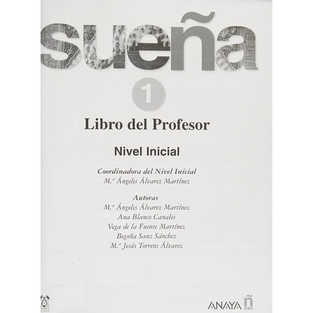 Sueña 1 Libro del Profesor Español Lengua Extranjera
