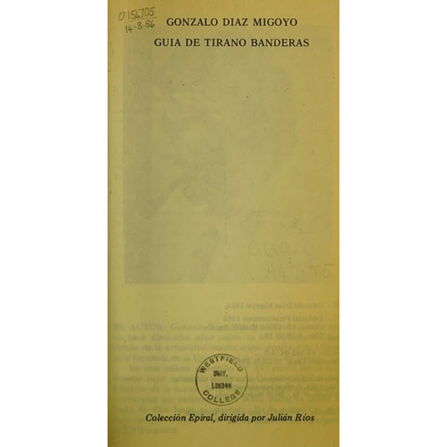 Guia de tirano banderas