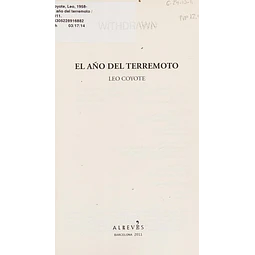 El Año del Terremoto