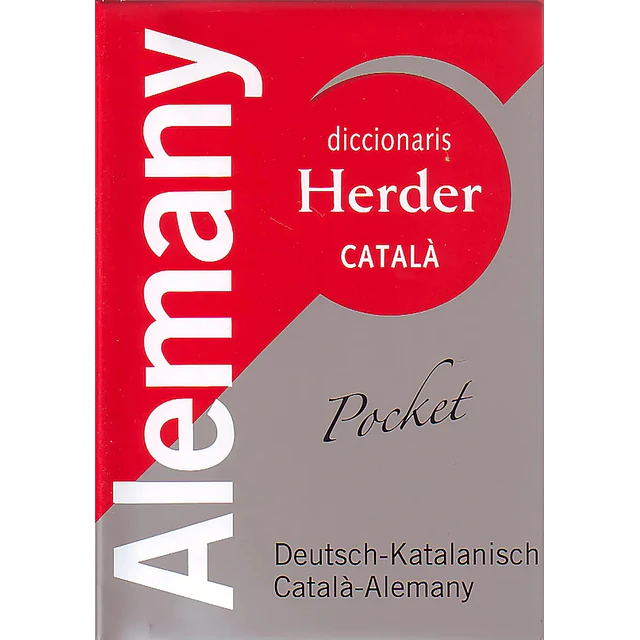 Alemany Diccionarios Herder Catalá Deutsch Katalanisch Català Alemany