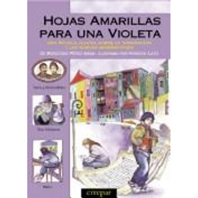 Hojas amarillas para una violeta