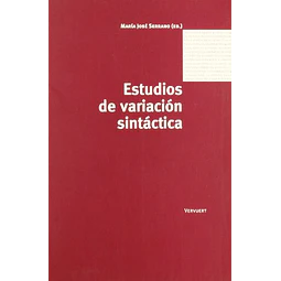 Estudios de variacion sintactica