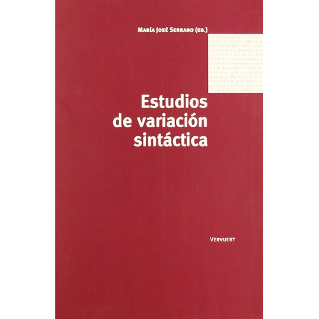 Estudios de variacion sintactica