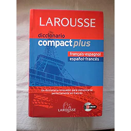 Larousse Diccionario Compact Plus Francais Espagnol Español Frances CD