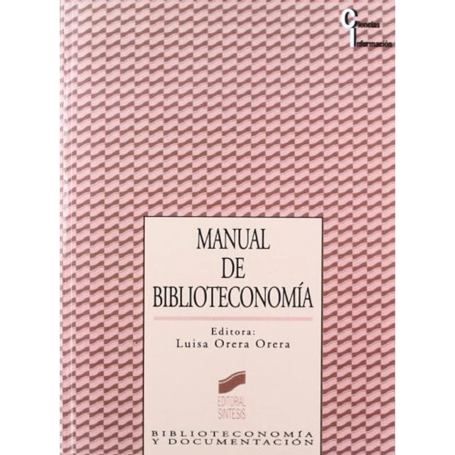 Manual de biblioteconomía