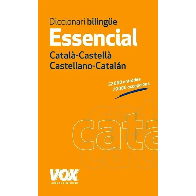 Diccionario bilingüe Essencial Catalá-Castellá Castellano - Catalán