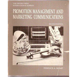 Promotion management and marketing communications