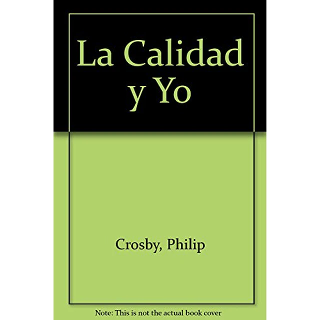 La calidad y yo