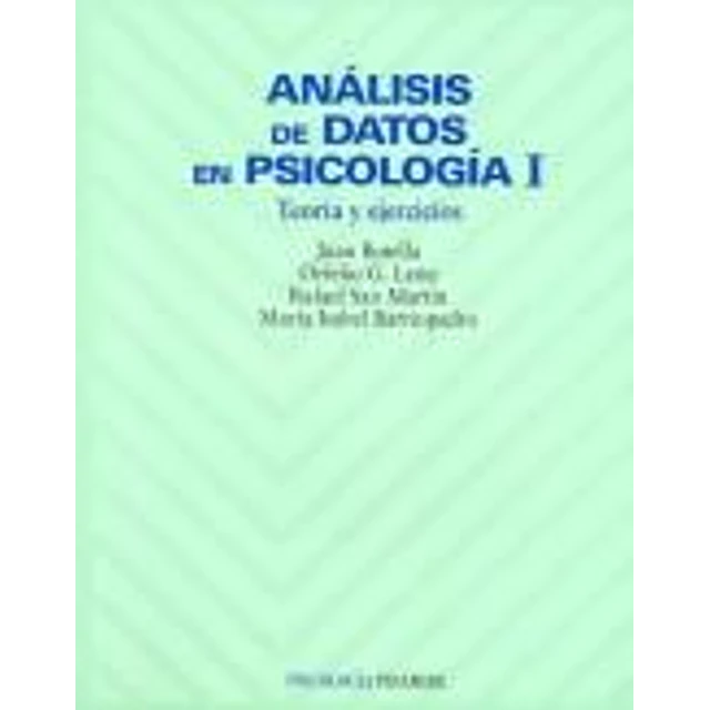 Analisis de datos psicologicos I teoria y ejercicios