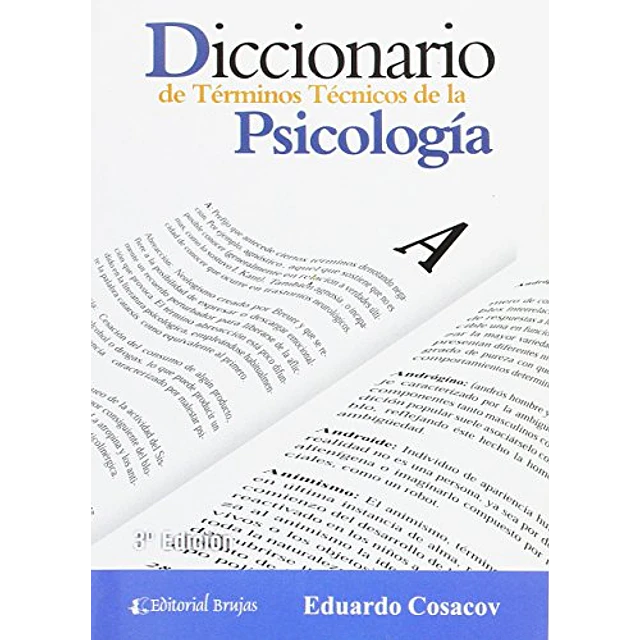 Diccionario de Términos Técnicos de la Psicología