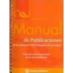 Manual de Publicaciones de la American Psychological Association