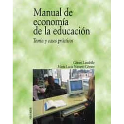 Manual de Economía de la Educación