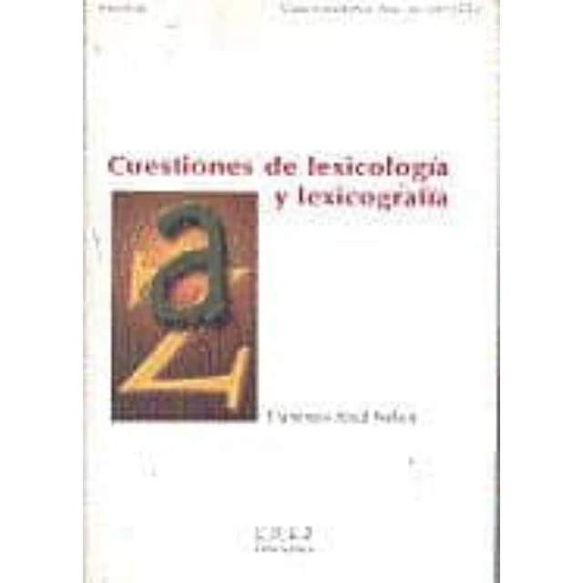 Cuestiones de Lexicología y Lexicografía