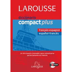 Larousse Diccionario Compact Plus Francais Espagnol Español Frances CD