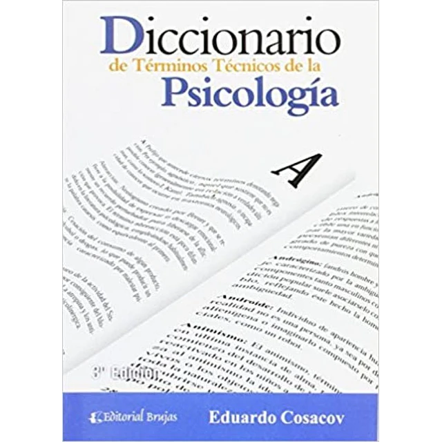 Diccionario de Términos Técnicos de la Psicología