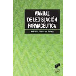 Manual de legislacion farmaceutica
