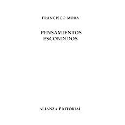 Pensamientos escondidos