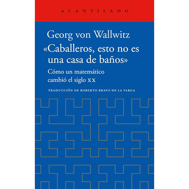 Caballeros esto no es una casa de baños