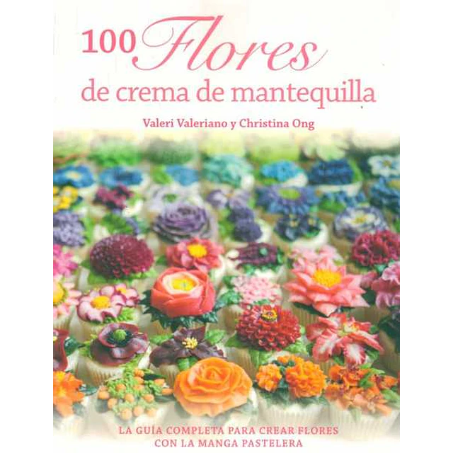 100 flores de crema de mantequilla