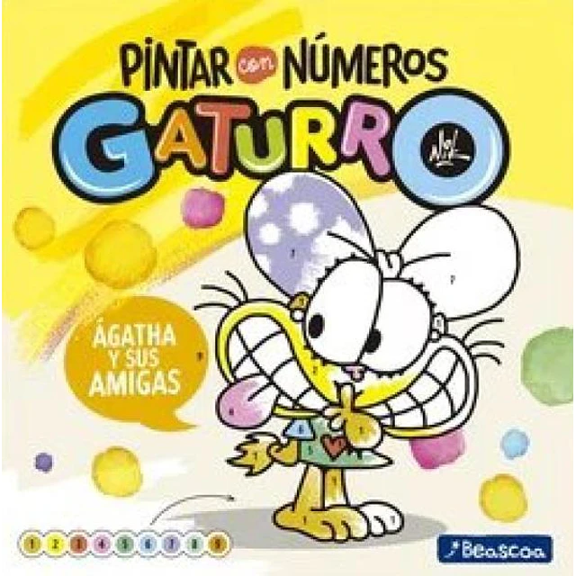 Gaturro. Pinta con numeros