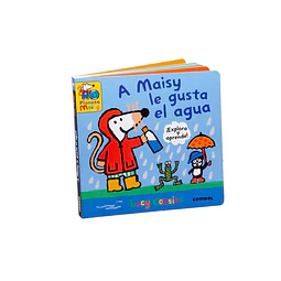 A maisy le gusta el agua
