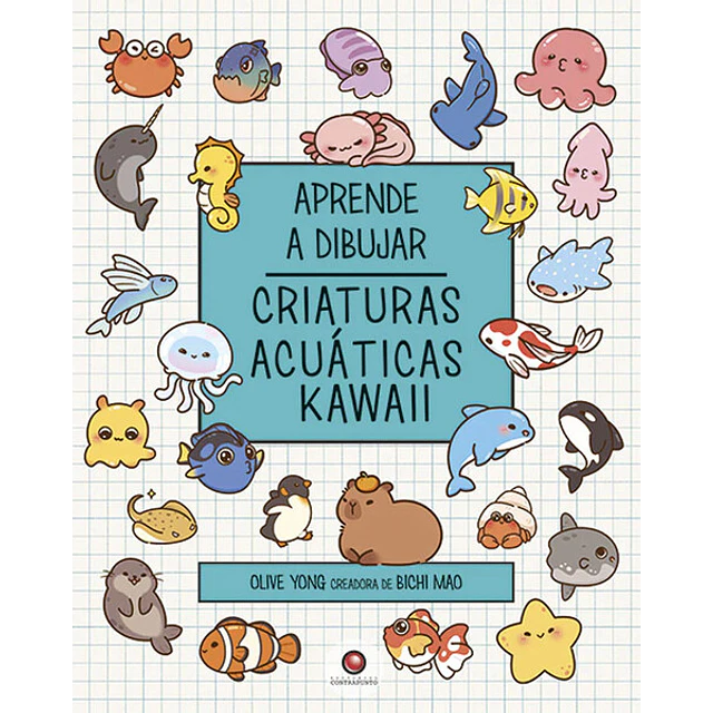Aprende a dibujar criaturas acuaticas kawaii