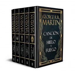 Estuche cancion de hielo y fuego. Juego de tronos