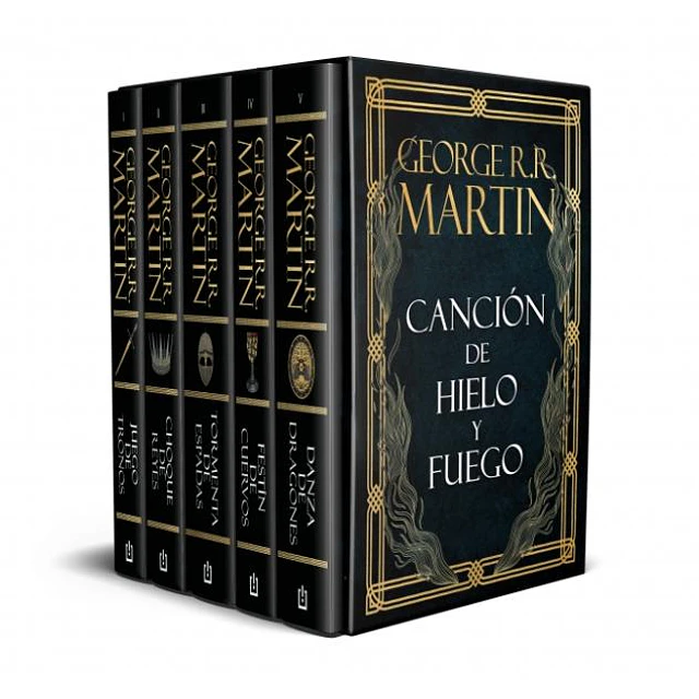 Estuche cancion de hielo y fuego. Juego de tronos