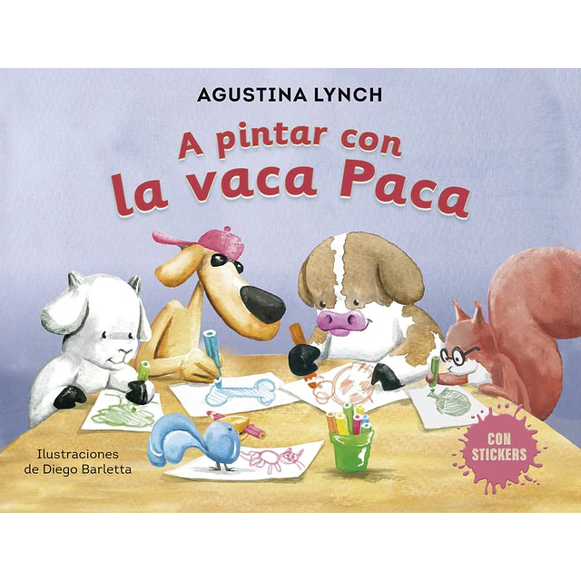 A pintar con la vaca paca