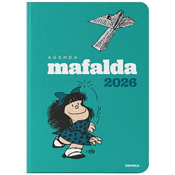 Agenda mafalda 2026 tapa dura turquesa