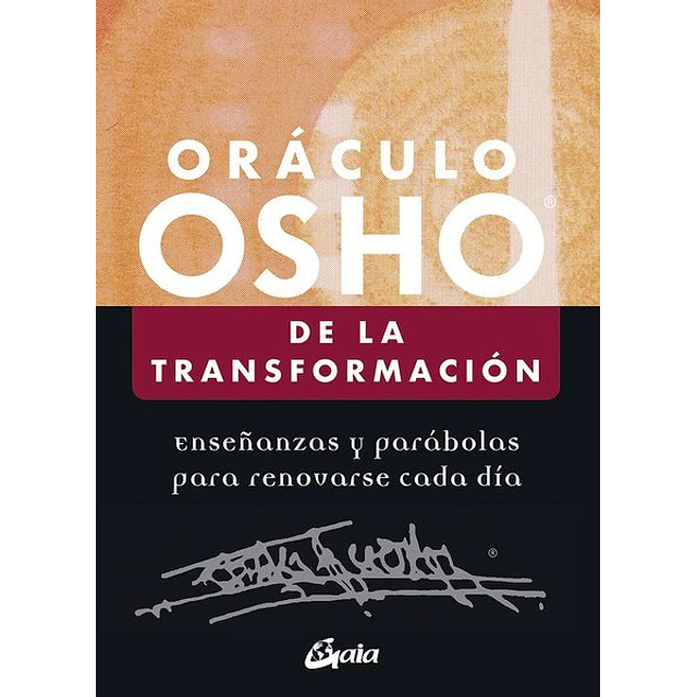 Oraculo osho de la transformacion