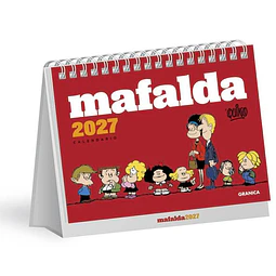 Mafalda 2027 | calendario de escritorio mensual