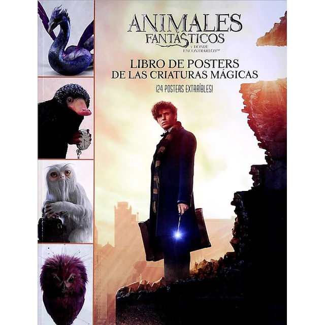 Libro de posters de las criaturas magicas. Animales fantasticos