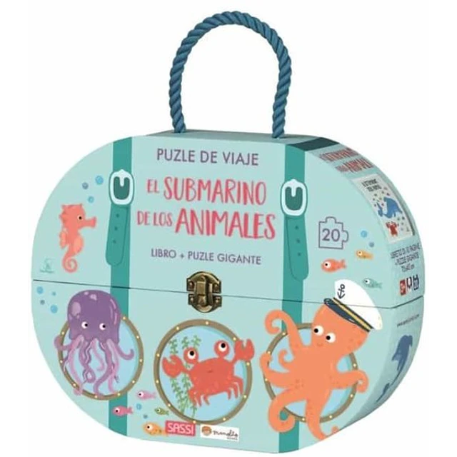 El submarino de los animales. Puzle gigante